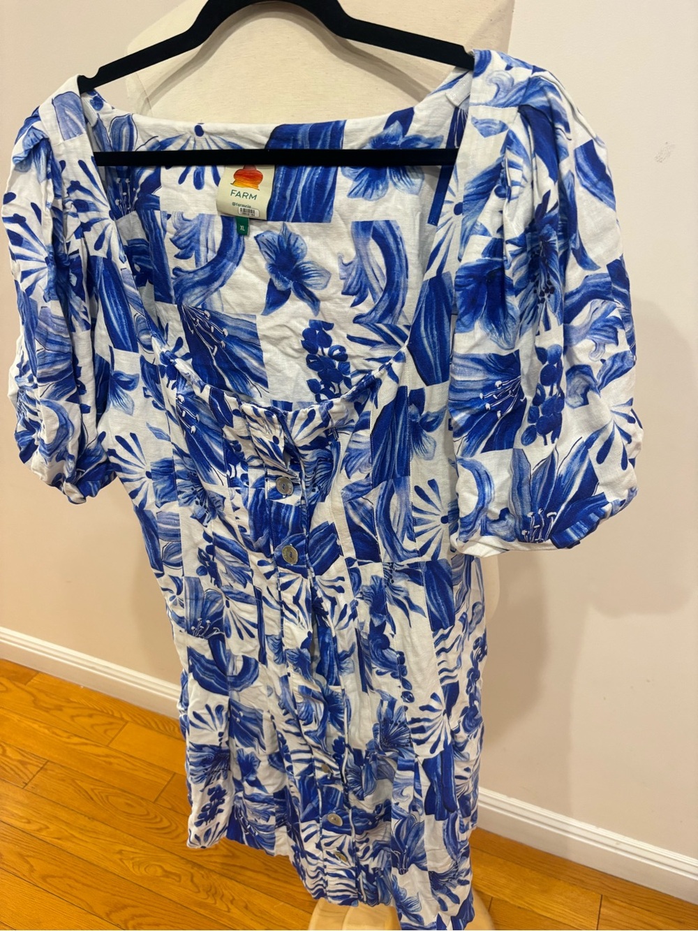 FARM Rio Garden Tiles Mini Dress, Size: XL - Picture 6 of 16